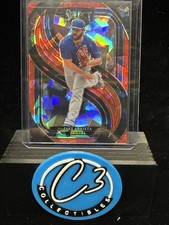 2025 Panini Select- Jake Arrieta Premier Level Red Cracked Ice /199