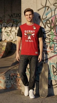 1966 Benny  The Bulls T-Shirt Size, L