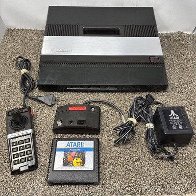Atari 5200 Console Bundle Lot Tested With All Cables Controller And Game READ