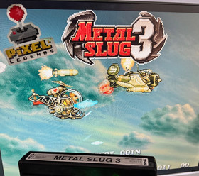 US Seller - Metal Slug 3 SNK Cartridge Neo Geo MVS -relabeled - Tested & working