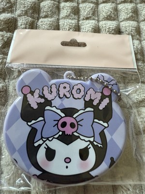 Sanrio Kuromi In Purple With A Purple Bow Mirror/Comb Set