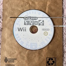 Nintendo Wii Let's Go to Town Animal Crossing Retro Game Korean Version NTSC-K