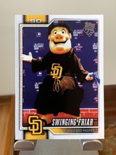 2026 Topps Series 1 Mascot Swinging Friar Padres Insert