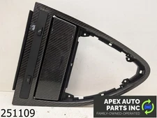 OEM 2006 BMW 650i 4.8L CENTER CONSOLE SHIFTER SURROUND dark WOOD GRAIN TRIM