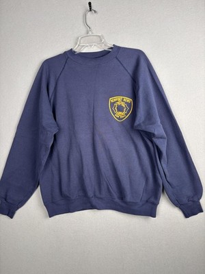 Vintage Newport News Fire Dept Sweater Mens Extra Large Hanes Activewear 90s