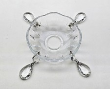 Kristall Glas Tropfschale Lüsterschale 4Pin für Lüster Kronleuchter Deckenlampe