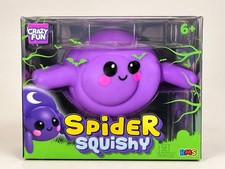 2026 RMS Crazy Fun Spider Squishy Purple Halloween Sensory Fidget Toy NEW