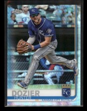 2019 Topps Chrome Hunter Dozier #166 Prism Refractor