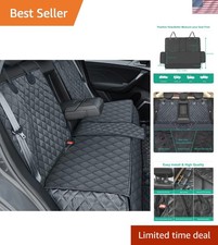 Dog Car Seat Cover for Back Seat Cover,Non Stick Fur Rear Seat Protector for ...