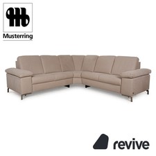 Musterring Stoff Ecksofa Beige Sofa Couch