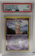2008 Pokemon D&P Slowkin Reverse Holo Foil Great Encounters #28 PSA 9 Mint