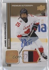 2023 Team Canada Juniors Women's WC 109/175 Jaime Bourbonnais #49 Patch Auto mq5