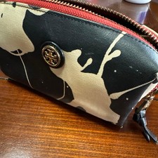 Tory Burch Art Design Makeup Pouch Pencil Case