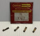 4 x HORNBY RAILWAYS X67 CARBON BRUSHES for TRAIN MOTOR X03 X04 CAN MOTORS (NOS)*