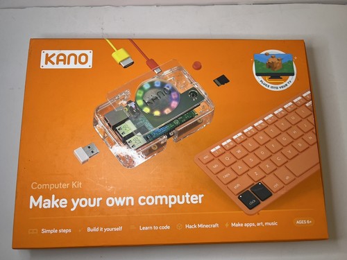 Kano Computer Kit- As Is-Make Your Own Computer  Element 14 Raspberry Pi 3 Parts