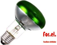 Sylvania Halogenlampe E27 Reflektor R80 60 W GrüN