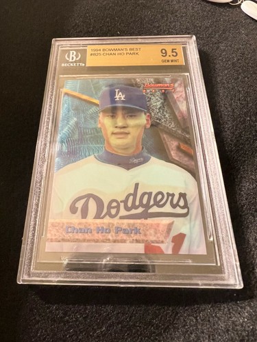 1994 Bowman's Best Chan Ho Park  #B25 BGS 9.5 Gem Mint with three 9.5 subgrades - Picture 1 of 2
