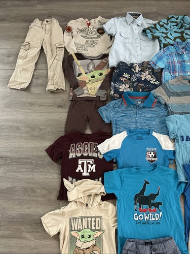 Boys Clothing Lot, Size 4, 18 Items, Texas A&M, Place, Star Wars, Nike, PD&C - Picture 4 of 22