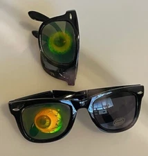 Hologram Eyeball ‘ One Eyes Jack’ Fold Up Sunglass