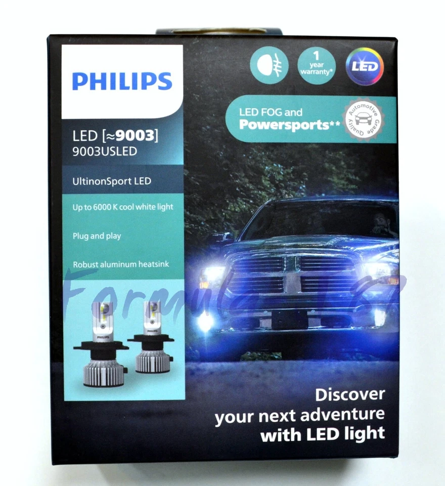 OpenBox UltinonSport LED White H4 9003 Two Bulbs Headlight Replace High Low Beam - Image 3 of 4