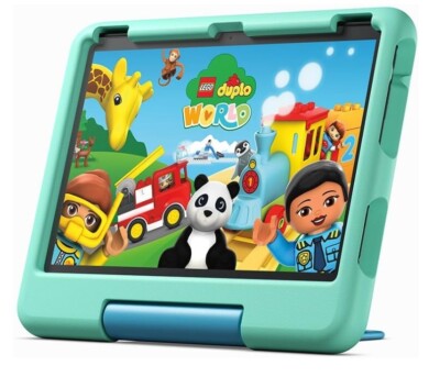 Amazon Fire HD 10 Kids 13. Gen 2023 32GB WLAN 10 Zoll Grün Tablet für Kinder