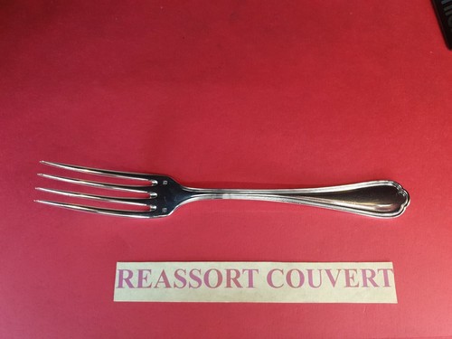 FOURCHETTE TABLE SPATOURS 21.5 CM ALFENIDE TRÈS BEL ÉTAT MÉTAL ARGENTÉ