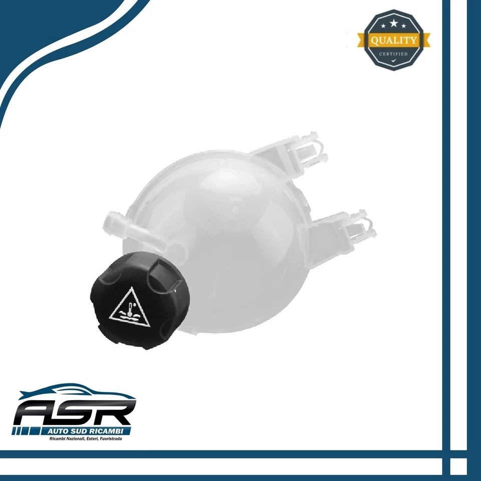 SERBATOIO VASCHETTA ACQUA RADIATORE CON TAPPO VASCHETTA CITROEN DS OPEL PEUGEOT - Immagine 2 di 3