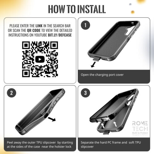 Für iPhone 16 Pro Max 15 Pro Max 15+ Plus 15 Pro Stoßfeste Hülle passt Defender - Bild 5 von 10