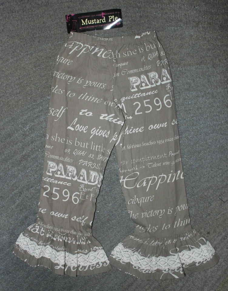 Mustard Pie Girls Kashmir Pants - Size 6 - NWT - Image 4 of 4