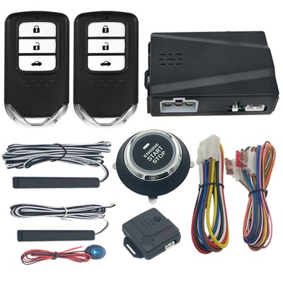 Car One Key Start Engine Keyless Entry Alarm System Push Button Remote Starter