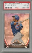 2013 Bowman Platinum Starlin Castro PSA 10