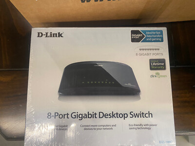 D-Link  DGS (DGS-1008G) 8-Ports External Ethernet Switch