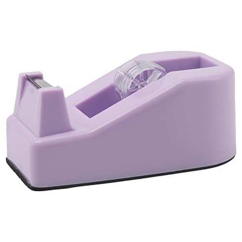 Desktop Tape Dispenser Heavy Duty Desk Accessories Tape Dispensers, Purple-image