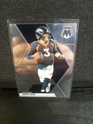Drew Lock 2020 Panini Mosaic Base #66 football card Denver Bronocs