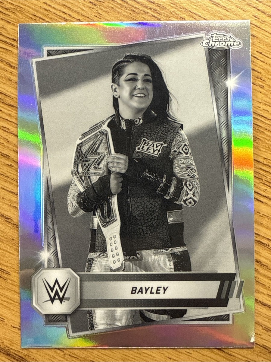 SEPIA REFRACTOR 2025 Topps Chrome WWE Wrestling Base Cards You