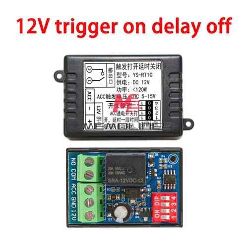 DC12V Car Time Delay Relay Module Trigger Delay On/Off Switch Module -20℃ to 70℃ - Picture 8 of 16
