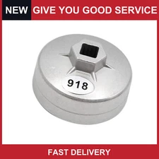 Universal Car 74mm 15 Flute Oil Filter Cap Wrench Socket Removal Tool Pack of 1