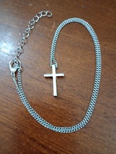 Small Sterling Silver Cross Necklace