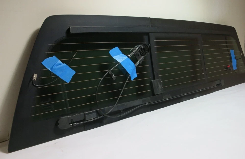 Fit 2014-2018 Chevy Silverado 1500 Rear Glass Power Slider Heated w/ Regulator Foto 4 de 4
