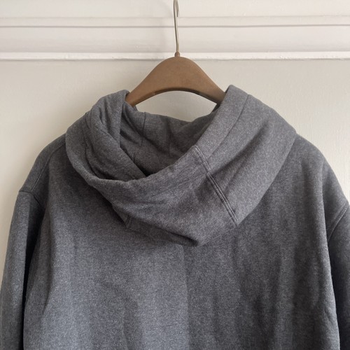 SIZE M - Dark Grey DKNY SPORT - Soft Feel Drawstring Hood Pocket Mens Hoodie - Picture 8 of 8