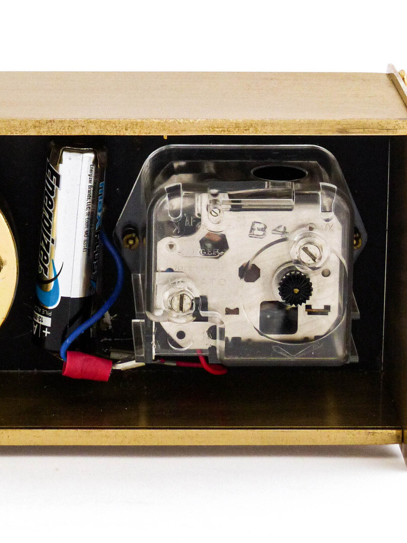 Jaeger weather station heavy brass case, watch electromechanical eBay