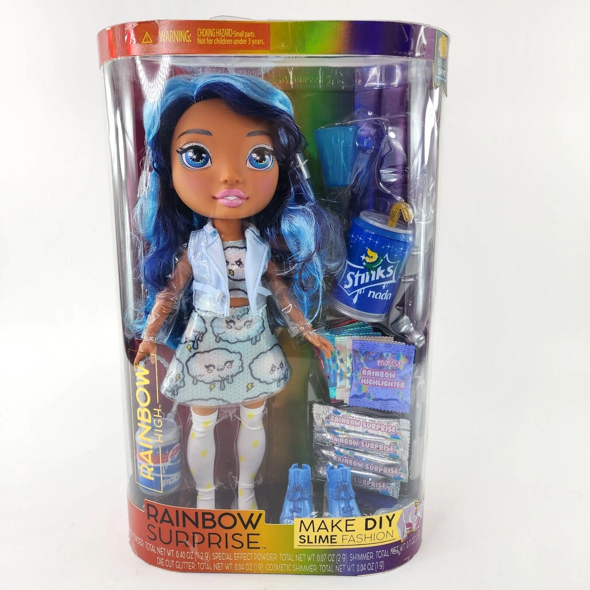 Rainbow sales slime doll