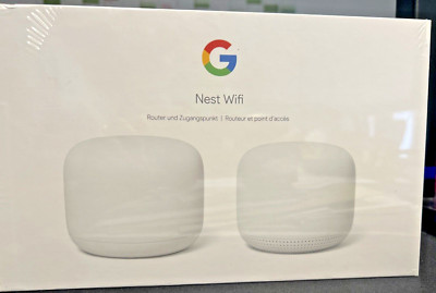 **GOOGLE NEST Wifi Router + Zugangspunkt, Sprachsteuerung GA00822-DE***NEU + OVP