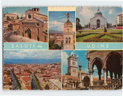 Postcard Saluti da Udine Italy
