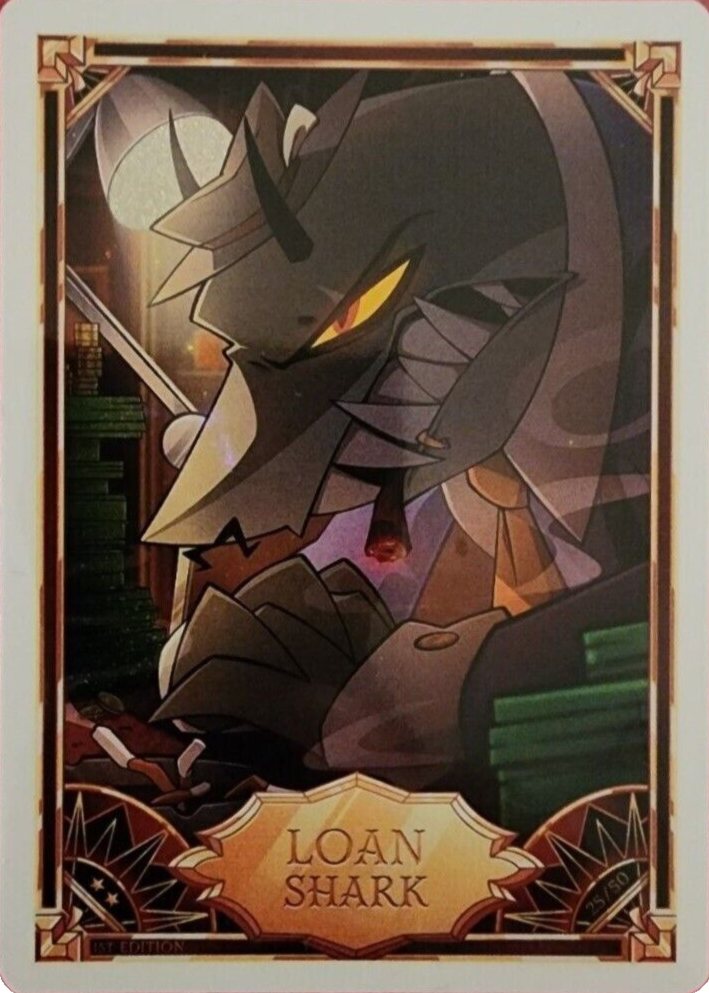 Hazbin Hotel Trading Card - Loan Shark 25/50 Premium FOIL - Season