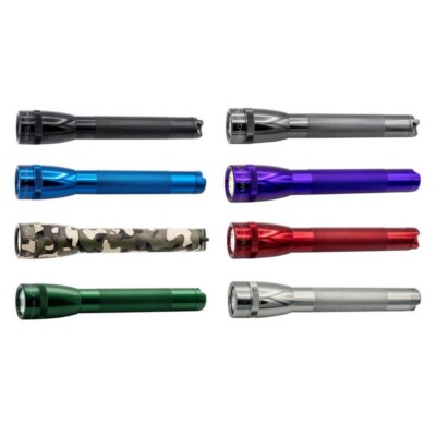 Maglite M2A Mini Incandescent 2-Cell AA Flashlight Xenon Lamp 14 Lumens Light