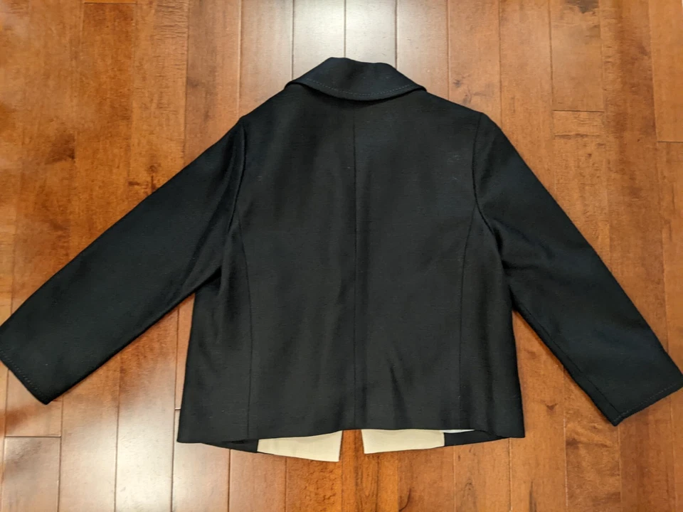 Kate Spade Mujer Blazer Negro Talla 10 en Viscosa Foto 4 de 4