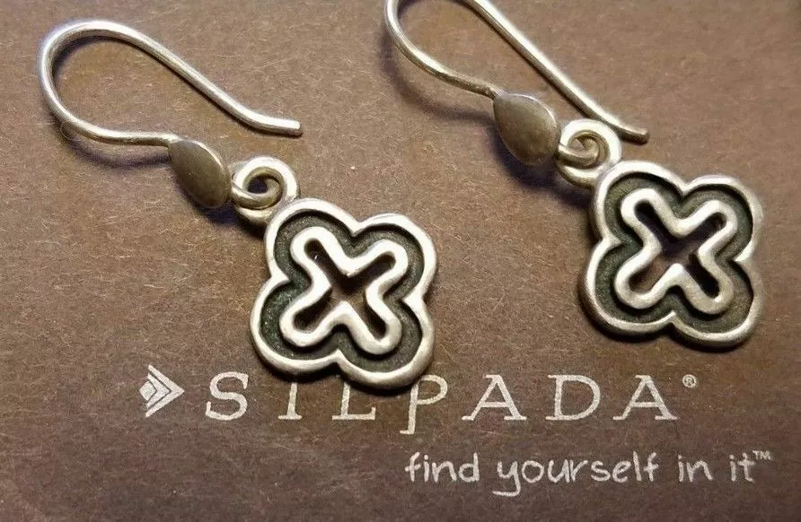 Silpada cross earrings deals