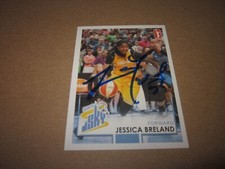 JESSICA BRELAND SIGNED AUTOGRAPHED 2017 RITTENHOUSE WNBA CARD # 13 SP 1/500 SKY