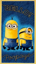 Millions of Minions Bello Poopaye 23" Panel 100 Cotton Fabric by The Panel
